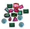 Originated from the mines in Brazil Very Good LusterCommercial Grade(visible inclusions) Mixed Multicolor Tourmaline Lot